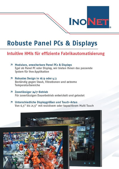 Produktübersicht HMI - Panel PCs und Displays